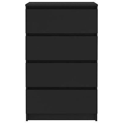 VidaXL Dressoir 60x35x98,5 cm bewerkt hout zwart