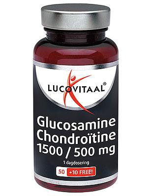 Lucovitaal Glucosamine Chondroïtine 1500/500mg Tabletten Lucovitaal Glucosamine Chondroïtine 1500/500mg Tabletten