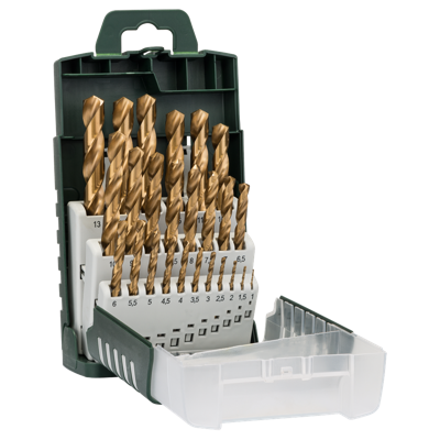 Bosch Accessories 2609255136 HSS Metaal-spiraalboorset 25-delig 1 mm, 1.5 mm, 2 mm, 2.5 mm, 3 mm, 3.5 mm, 4 mm, 4.5 mm, 5 mm, 5.5 mm, 6 mm, 6.5 mm, 7 mm, 7.5