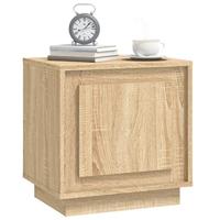 Nachtkastjes 2 st 44x35x45 cm bewerkt hout sonoma eikenkleurig - thumbnail