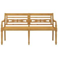 Bankje Batavia 150 cm massief teakhout - thumbnail