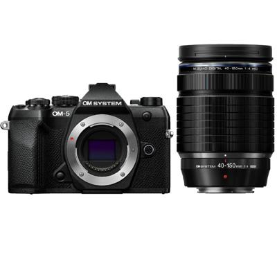 OM SYSTEM OM-5 II zwart + ED 40-150mm F/4.0 PRO