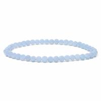 Edelsteen Armband Angeliet Blauw Elastisch - thumbnail