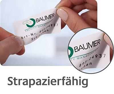 Avery-Zweckform L4776REV-20 Folie-etiketten 99.1 x 42.3 mm Polyester folie Wit 240 stuk(s) Weer verwijderbaar Laser (kleur), Laser (zwart/wit), Kopiëren - thumbnail
