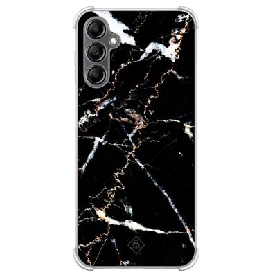 Samsung Galaxy A14 shockproof hoesje - Marmer zwart Samsung Galaxy A14 shockproof hoesje - Marmer zwart