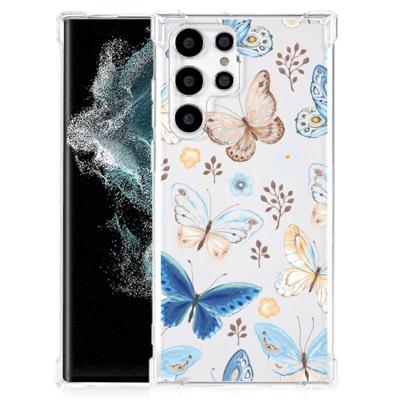 Case Anti-shock voor Samsung Galaxy S22 Ultra Vlinder Case Anti-shock voor Samsung Galaxy S22 Ultra Vlinder