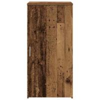Opbergkast 50x45x103,5 cm bewerkt hout oud houtkleurig - thumbnail