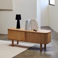 Kave Home TV-meubel 'Mailen' Essenhout, 120cm, kleur Naturel - thumbnail