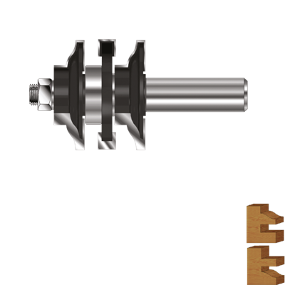 Rotec HM Contraprofielgarnituurfrees | GOLD-LINE | Z=3 | ø41 | d2=8 - 271.38.4100