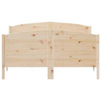Bedframe zonder matras massief grenenhout 160x200 cm - thumbnail