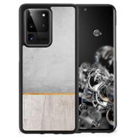 Samsung Galaxy S20 Ultra Grip Case Wood Concrete - thumbnail