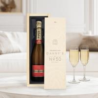 Champagne in gegraveerde kist - Piper Heidsieck Brut (750ml) - thumbnail
