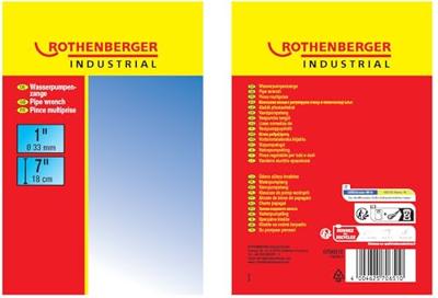 Rothenberger Rothenberger Waterpomptang, 33 mm ROT070651E