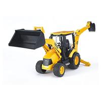 2427 Bruder JCB Midi CX Laadschop met Baggerkraan - thumbnail