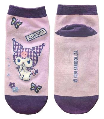 Sanrio Socks Kuromi Japanese Short 36-40