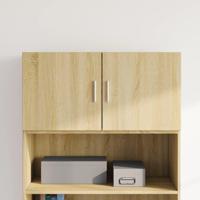 Wandkast 80x42,5x40 cm bewerkt hout sonoma eikenkleurig - thumbnail
