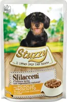 STUZZY Sfilaccetti Kip met ham - nat hondenvoer - 100g - thumbnail