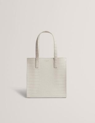 Ted Baker Wenonaa Croc Effect Small Icon Bag