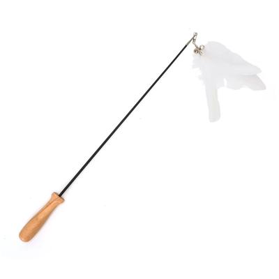 Nobleza Kattenhengel - Uitschuifbaar - Witte veren