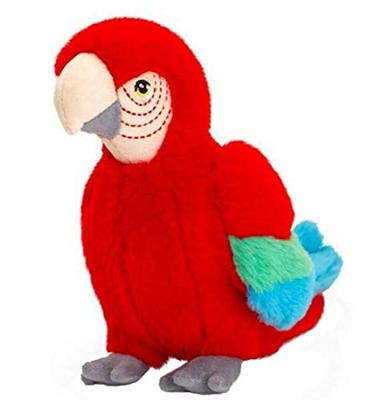 Keeleco Knuffel Rode Ara 30 cm