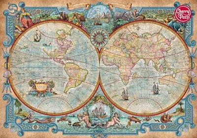 Great Discoveries World Map Puzzel 2000 Stukjes Great Discoveries World Map Puzzel 2000 Stukjes