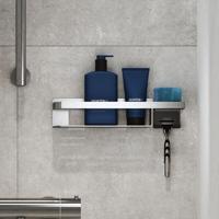 Tiger Douchemand Caddy Met Handdoekhaak 32 cm RVS Geborsteld - thumbnail