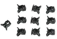 Orchidee clips zwart set a 10 stuks Nature - Nature - thumbnail