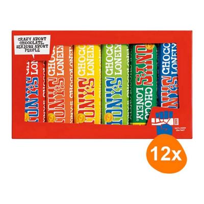 Tony's Chocolonely - Proeverijtje - 12x (6x 47/50g)