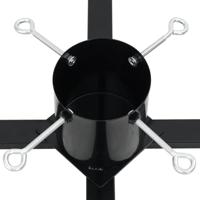 Kerstboomstandaard 61x61x15,5 cm zwart - thumbnail