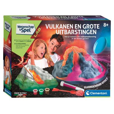 Clementoni wetenschap & spel glow in the dark vulkaan