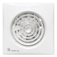 S en P Silent 100 CZ badkamerventilator wit 26,5dBA 8W 95m³ fluisterstil - thumbnail