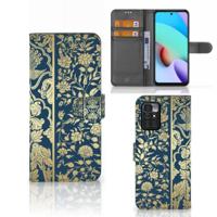Xiaomi Redmi 10 Hoesje Beige Flowers - thumbnail