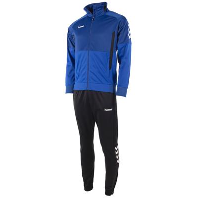hummel Authentic Full-Zip Trainingspak Blauw Zwart hummel Authentic Full-Zip Trainingspak Blauw Zwart
