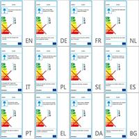 Plafondventilator met lamp en afstandsbediening 76 cm donkerbruin - thumbnail
