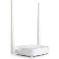 Tenda N301 WLAN-router voor aansluiting op de kabel-/DSL of glasvezelmodem (300 Mbit/s via WLAN, 3x LAN-poorten, WPS, voor 4K/HD Videostreaming & online games), wit - thumbnail