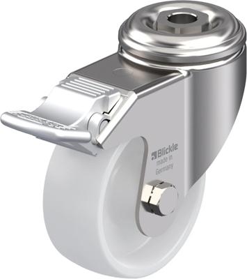 Blickle LKRXA-PO 80G-FI Zwenkwiel met rem Wieldiameter: 80 mm Draagvermogen (max.): 120 kg 1 stuk(s) Blickle LKRXA-PO 80G-FI Zwenkwiel met rem Wieldiameter: 80 mm Draagvermogen (max.): 120 kg 1 stuk(s)
