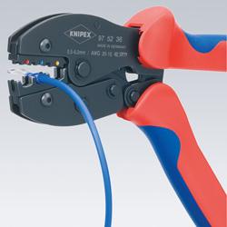Knipex Crimp hefboomtang niet geïs.open stekker - 97 52 35 SB 975235SB