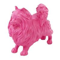 Housevitamin beeld pomeranian dog roze 10,5 cm | 8 stuks - thumbnail