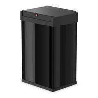Hailo Big-Box Swing L 8401410 Afvalbak 35 l Plaatstaal (l x b x h) 340 x 339 x 545 mm Zwart Met zelfsluitende zwenkdeksel 1 stuk(s) - thumbnail