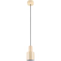 LED Hanglamp - Hangverlichting - Trion Dago - E27 Fitting - Rond - Beige - Metaal - thumbnail
