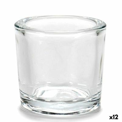 Kaarshouder Gift Decor Transparant Glas 6,5 x 6 x 6,5 cm (12 Stuks) Kaarshouder Gift Decor Transparant Glas 6,5 x 6 x 6,5 cm (12 Stuks)