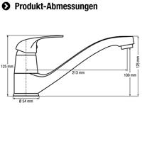Cornat 3179 Getafe 1Gr-Menkraan Keuken Ch - GET5 - thumbnail