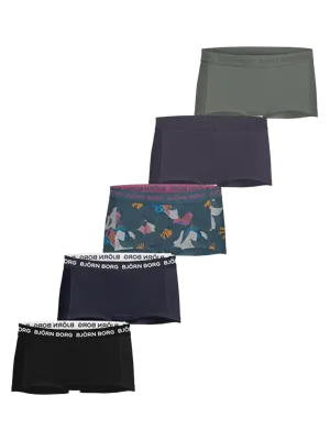 Björn Borg 5-Pack meisjes boxershorts - 100% katoen