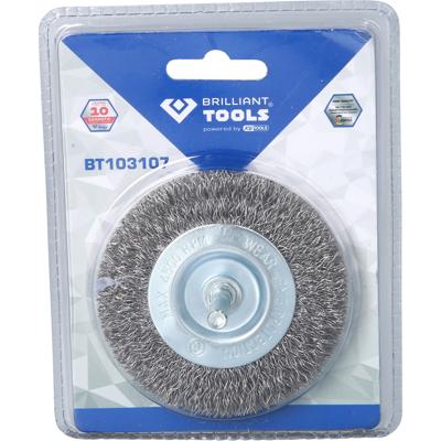 Brilliant Tools Schijfborstel, Ø 75 mm met 6 mm opname BT103107 BT103107 1 stuk(s) Brilliant Tools Schijfborstel, Ø 75 mm met 6 mm opname BT103107 BT103107 1 stuk(s)
