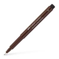Faber Castell Tekenstift Pitt Artist Pen - S donker sepia - thumbnail