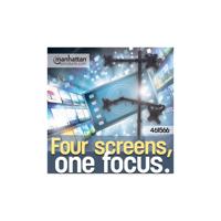 Manhattan 461566 Monitor-tafelbeugel Aantal monteerbare displays: 4 Display(s) 33,0 cm (13) - 81,3 cm (32) Zwart In hoogte verstelbaar, Kantelbaar, Zwenkbaar - thumbnail