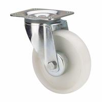 Rueda Ruedas Alex Wit Poliamix 170 kg draaibaar Ø 12,5 cm - thumbnail