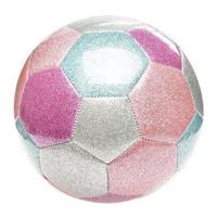LG-Imports Metallic voetbal roze - thumbnail