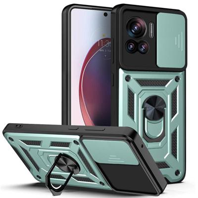 Voor Motorola Edge 30 Ultra Sliding Camera Cover Design TPU + pc-telefoonhoes