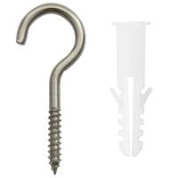 Klamboe voor bed 220 gaas 56x56x220 cm wit - thumbnail